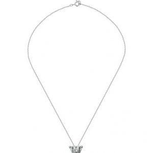 Silver Crown 925 Sterling Silver Her Majesty Necklace