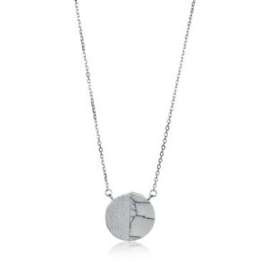 Silver Round 925 Sterling Silver Necklace