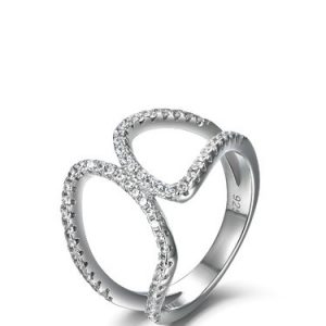 Silver Zircon 925 Sterling Silver Infinite Love "8" Ring