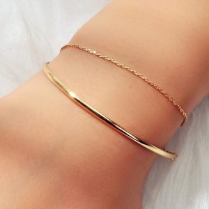 Simple Double Layer Chain Bracelet