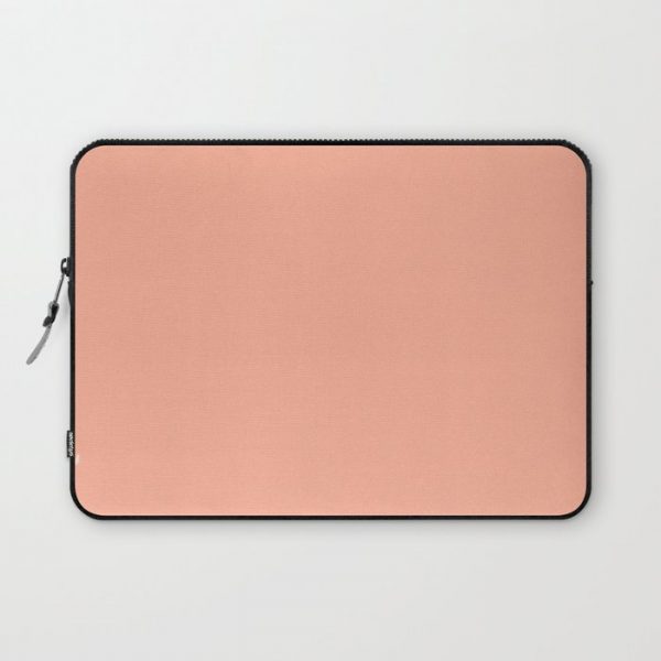 Simply Sweet Peach Coral Computer Cover by Simple Luxe - Laptop Sleeve - 13"