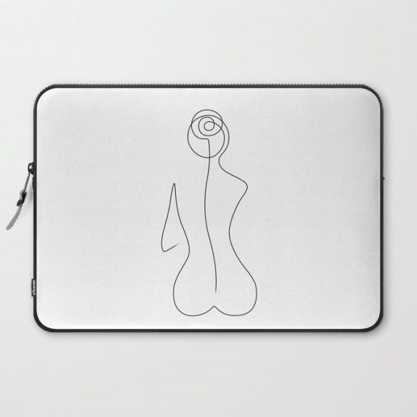 Sitting Beauty Computer Cover by Explicit Design - Laptop Sleeve - 15"