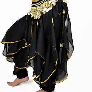 Skirt Belly Dance Costume Chiffon Bollywood Dance Bottom