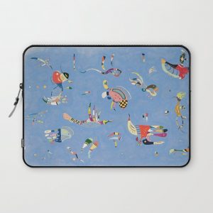 Sky Blue Painting By Wassily Kandinsky Computer Cover by Restored Art And History - Laptop Sleeve - 13"