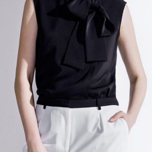 Sleeveless Chiffon Simple Plain Blouse