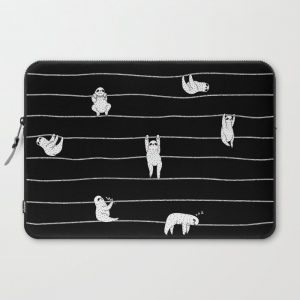 Sloth Stripe Computer Cover by Kellabell9 - Laptop Sleeve - 15"