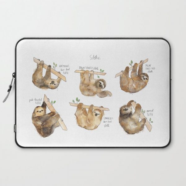 Sloths Computer Cover by Amy Hamilton - Laptop Sleeve - 15"