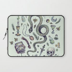 Slytherin, Those Cunning Folk Computer Cover by Brettisagirl - Laptop Sleeve - 13"