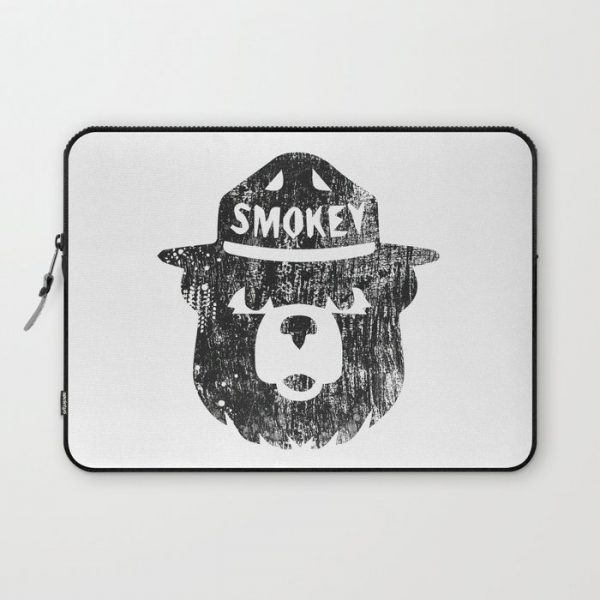 Smokey Bear Distressed Logo Computer Cover by Cascadia - Laptop Sleeve - 13"