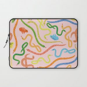 Snakes and Frogs Computer Cover by Lorien Stern - Laptop Sleeve - 13"