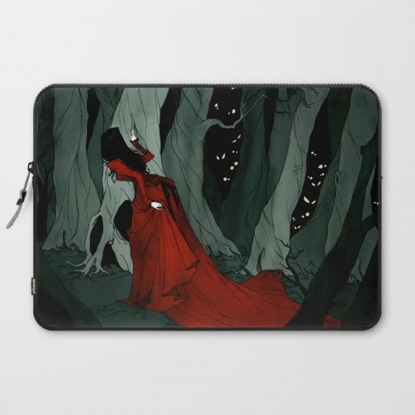 Snow White Lost in the Woods Computer Cover by Abigail Larson - Laptop Sleeve - 15"