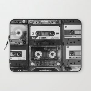 Something Nostalgic - black and white #decor #society6 #buyart Computer Cover by PA$?ivi VikstrAPm - Laptop Sleeve - 13"