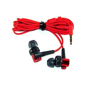 Sony MDRXB50AP/R Extra Bass In-Ear Headset with In-Line Microphone, Remote - 4-24000 Hz - Red