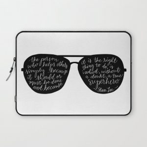 Stan Lee Quote, Superhero Computer Cover by enframe photography & design - Laptop Sleeve - 13"