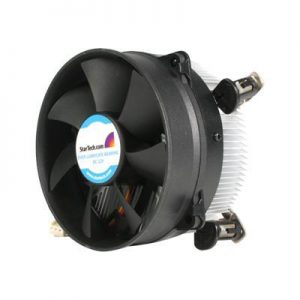 StarTech.com FAN775E 95mm Socket T 775 CPU Cooler Fan with Heatsink - Processor cooler - (for: LGA775) - aluminum - 95 mm - black