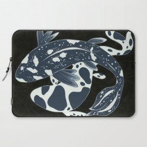 Starry Night Koi Computer Cover by Amanda Laurel Atkins - Laptop Sleeve - 15"