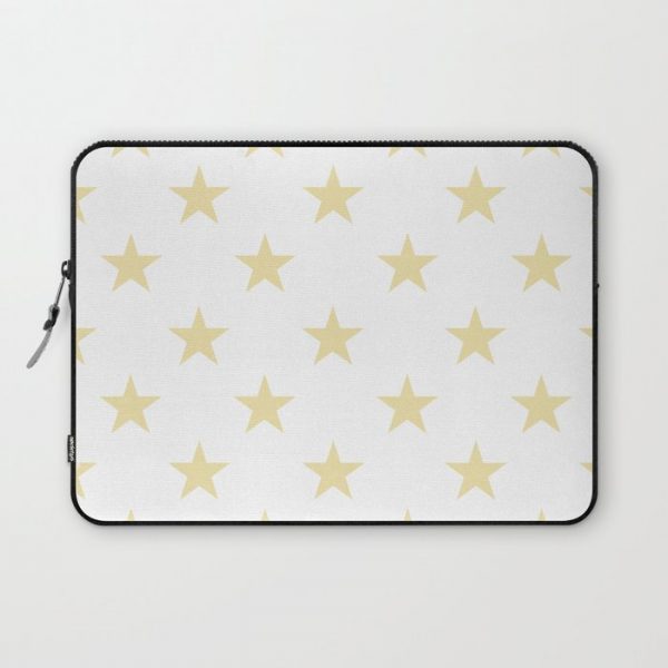 Stars (Vanilla/White) Computer Cover by 10813 Apparel - Laptop Sleeve - 13"