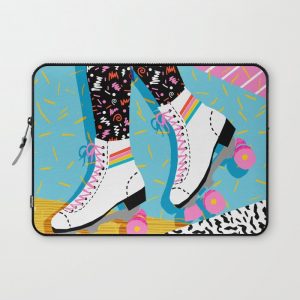 Steeze - 80's memphis rollerskating rad neon trendy art gifts throwback retro vibes Computer Cover by Wacka - Laptop Sleeve - 13"