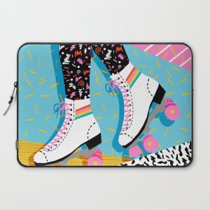 Steeze - 80's memphis rollerskating rad neon trendy art gifts throwback retro vibes Computer Cover by Wacka - Laptop Sleeve - 15"