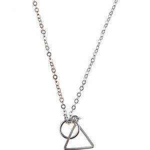 Sterling Silver Geometry Necklace