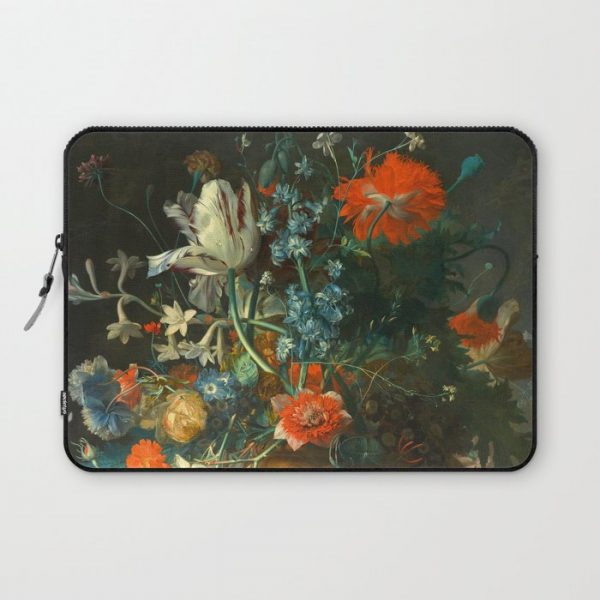 Still Life with Flowers and Fruit - Jan van Huysum Computer Cover by EndOfEraDesigns - Laptop Sleeve - 13"