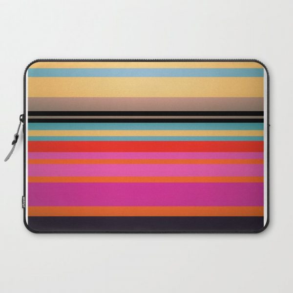 Sunset Stripes Computer Cover by ayamaries - Laptop Sleeve - 15"