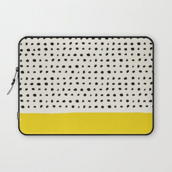 Sunshine x Dots Computer Cover by Leah Flores - Laptop Sleeve - 13"