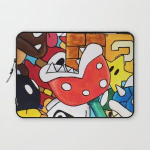 Super Mario Bros Computer Cover by Jan Power Art - Laptop Sleeve - 13"