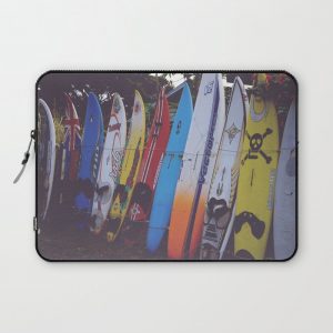 Surf-board-s up Computer Cover by Chalene Warner - Laptop Sleeve - 13"