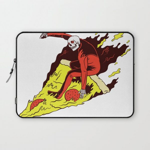 Surfer Pizza Skull Computer Cover by Original DNA Plus - Laptop Sleeve - 13"