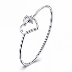 Sweet Women Bracelet Simple Hollow Heart Bracelet