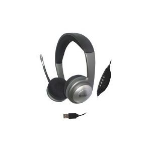 Syba Connectland USB Stereo Headset - Headset - full size