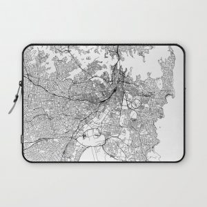 Sydney White Map Computer Cover by multipliCITY - Laptop Sleeve - 13"