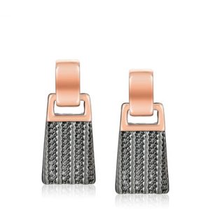 Synthetic Materials Square Simple Square Earrings