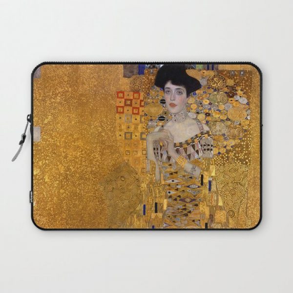 THE LADY IN GOLD - GUSTAV KLIMT Computer Cover by THE ICONIC PAINTINGS - Laptop Sleeve - 13"