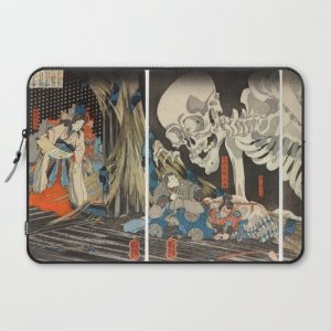 Takiyasha the Witch and the Skeleton Spectre Computer Cover by Elegant Chaos Gallery - Laptop Sleeve - 15"