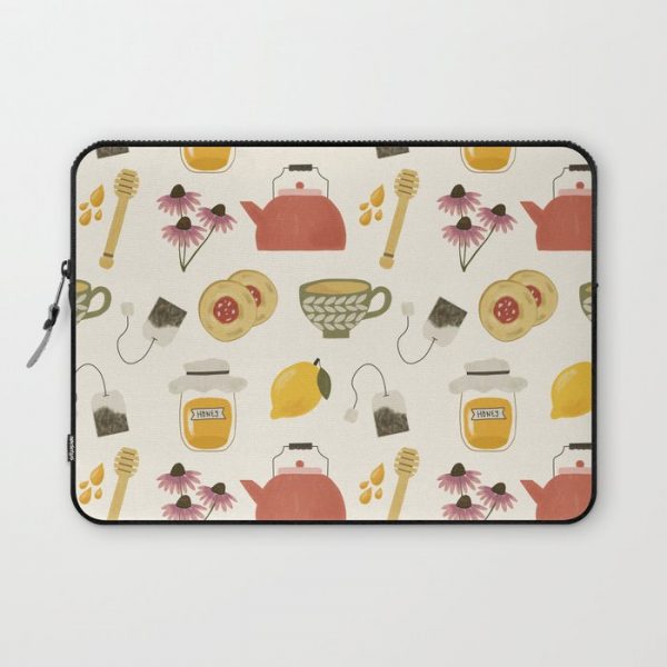 Tea Time Computer Cover by Oh Jess Marie - Laptop Sleeve - 13"