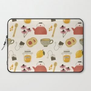 Tea Time Computer Cover by Oh Jess Marie - Laptop Sleeve - 15"