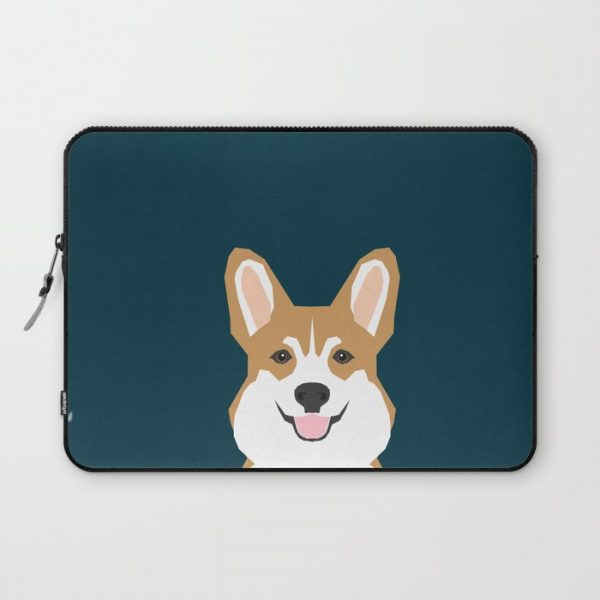 Teagan - Corgi Welsh Corgi gift phone case design for pet lovers and dog people Computer Cover by PetFriendly - Laptop Sleeve - 13"