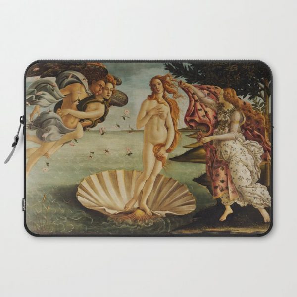 The Birth of Venus by Sandro Botticelli Computer Cover by Palazzo Art Gallery - Laptop Sleeve - 15"