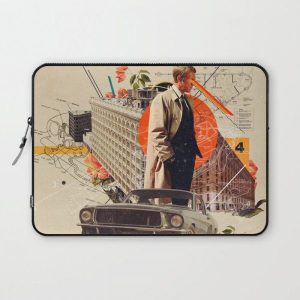 The City 1968 Computer Cover by Frank Moth - Laptop Sleeve - 13"