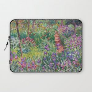 The Iris Garden at Giverny by Claude Monet Computer Cover by Palazzo Art Gallery - Laptop Sleeve - 13"