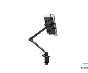 The Joy Factory MNU203 Unite MNU203 - Mounting kit (desk clamp mount 2 articulating arms 3 joints) for tablet - carbon fiber - screen size: 7-12