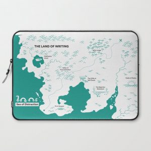 The Land of Writing Computer Cover by Welcome to the Writer's Life - Laptop Sleeve - 15"