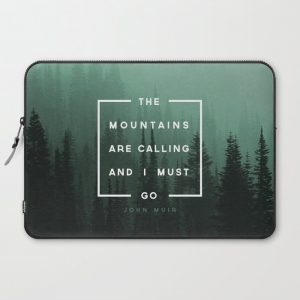 The Mountains are Calling Computer Cover by Zeke Tucker - Laptop Sleeve - 15"