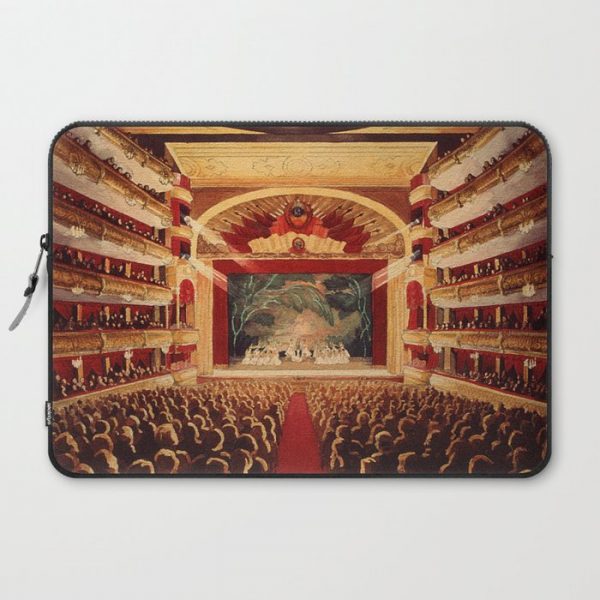 The Old Bolshoi Theater Computer Cover by by Lora Serra - Laptop Sleeve - 15"