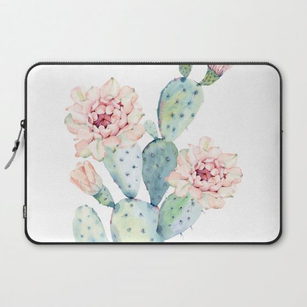 The Prettiest Cactus Computer Cover by Nature Magick - Laptop Sleeve - 15"