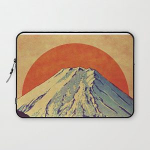 The Red Sunrise at Dayai Shore Computer Cover by Kijiermono - Laptop Sleeve - 13"