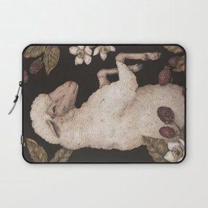 The Sheep and Blackberries Computer Cover by Jessica Roux - Laptop Sleeve - 13"