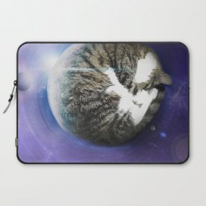 The Sleeping Cat Computer Cover by cafelab - Laptop Sleeve - 15"